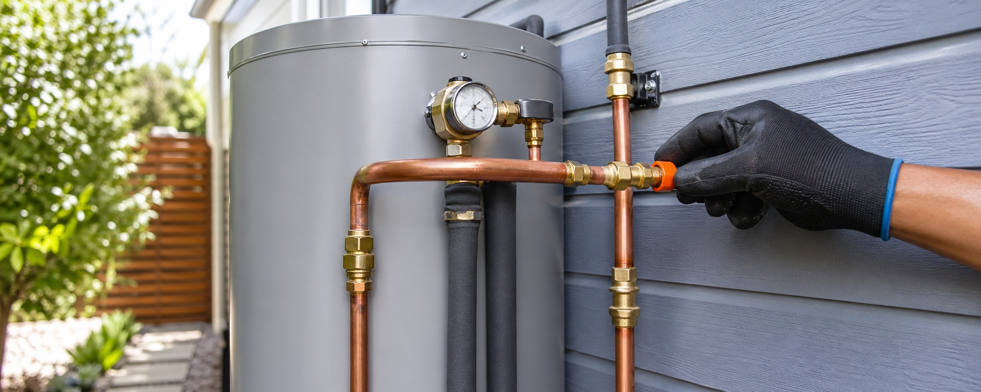 Hot water system pipework and fittings